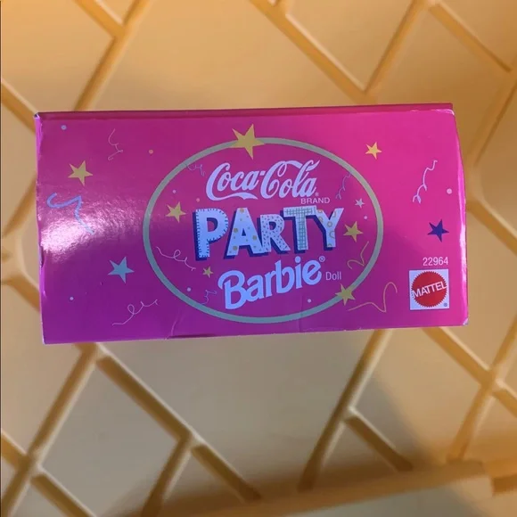 Vintage 1998 NRB Coca Cola Party Barbie 22964 - Picture 7 of 8